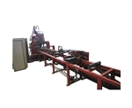 CNC Flat Steel  Punching & Cutting Line -plate width 120mm，hole φ40mm 